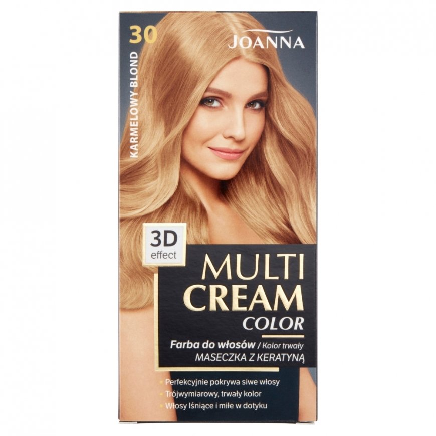 Joanna Multi Cream Color 30 Caramel For Light Hair – 2