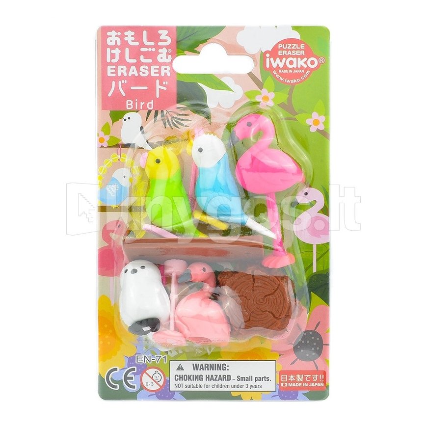 IWAKO palapelien - palapeli-setti "Linnut" – 2