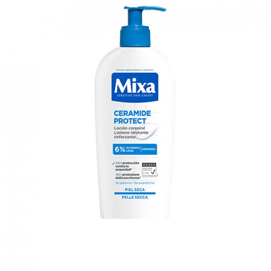 MIXA CERAMIDE PROTECT moisturizing body lotion for dry skin 400 ml