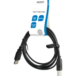 PremiumCord USB-A - USB-B Cable 1.8 m Black (ku2ab2-90)