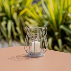 Лампа Myhome Lampion Wire Серый 11,2 x 11,2 x 13,5 см MANO NAMAI