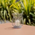 Myhome Lampion Wire Pilkas 11,2 x 11,2 x 13,5 cm MANO NAMAI Myhome Lampion Wire Pilkas 11,2 x 11,2 x 13,5 cm MANO NAMAI