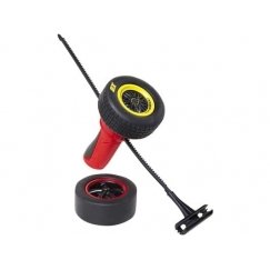 Jakks Pacific „Fly Wheels“ padanga + paleidimo priemonė oranžinė