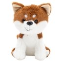 Lean Toys Pliušinis šuo Shiba Inu, rudas-baltas, 20 cm Lean Toys Pliušinis šuo Shiba Inu, rudas-baltas, 20 cm