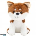 Lean Toys Pliušinis šuo Shiba Inu, rudas-baltas, 20 cm Lean Toys Pliušinis šuo Shiba Inu, rudas-baltas, 20 cm