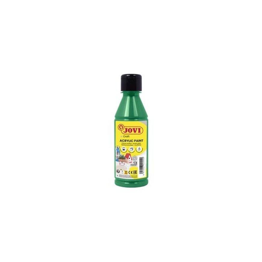 Akriliniai dažai JOVI, 250ml, tamsiai žalios spalvos – 2