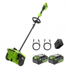 Greenworks SS3002A2 Snow Blower 2x24 V 2x4.0 Ah battery.
