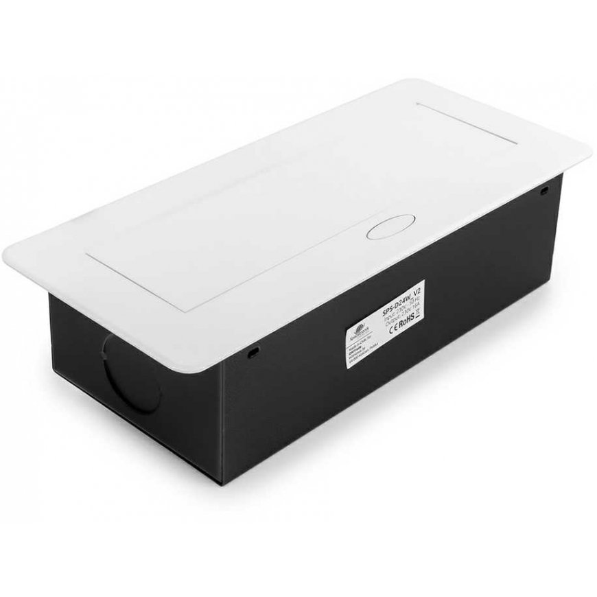 Retractable countertop socket Spacetronik SPS-D24W V2