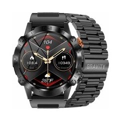 GRAVITY GT22-1 VĪRIEŠU Viedpulkstenis - AMOLED, PAPILDUS SIKSNIŅA (sg030a)