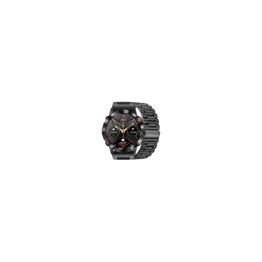 GRAVITY GT22-1 VĪRIEŠU Viedpulkstenis - AMOLED, PAPILDUS SIKSNIŅA (sg030a)