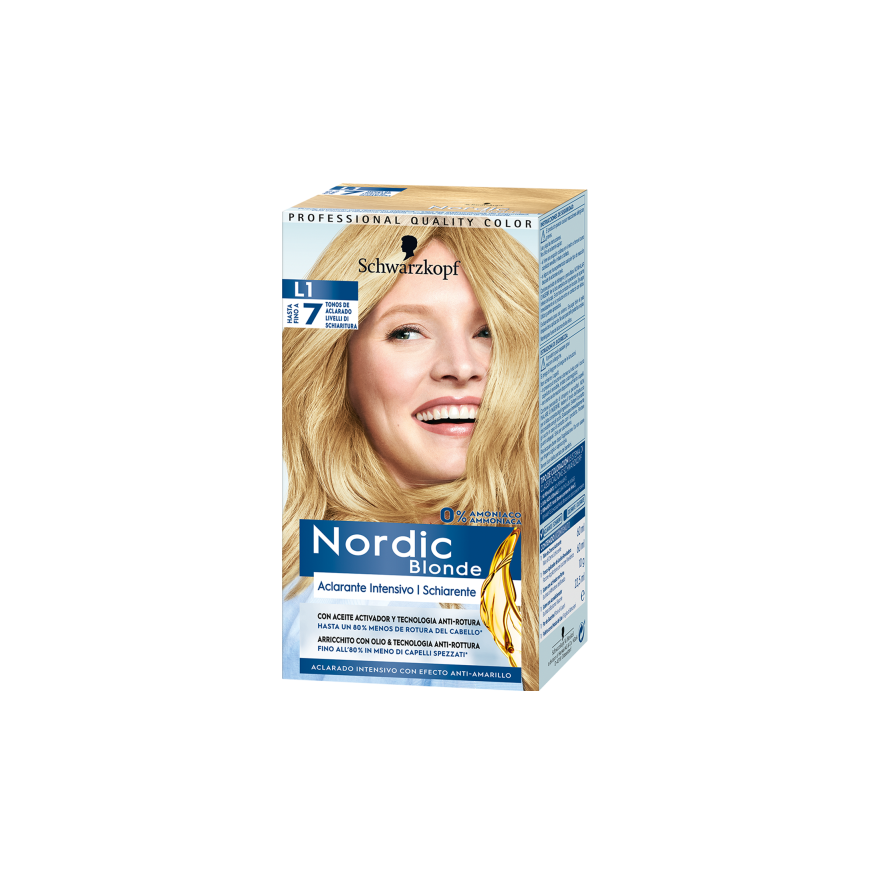 Schwarzkopf Nordic Skirtas šviesajiem matiem L1