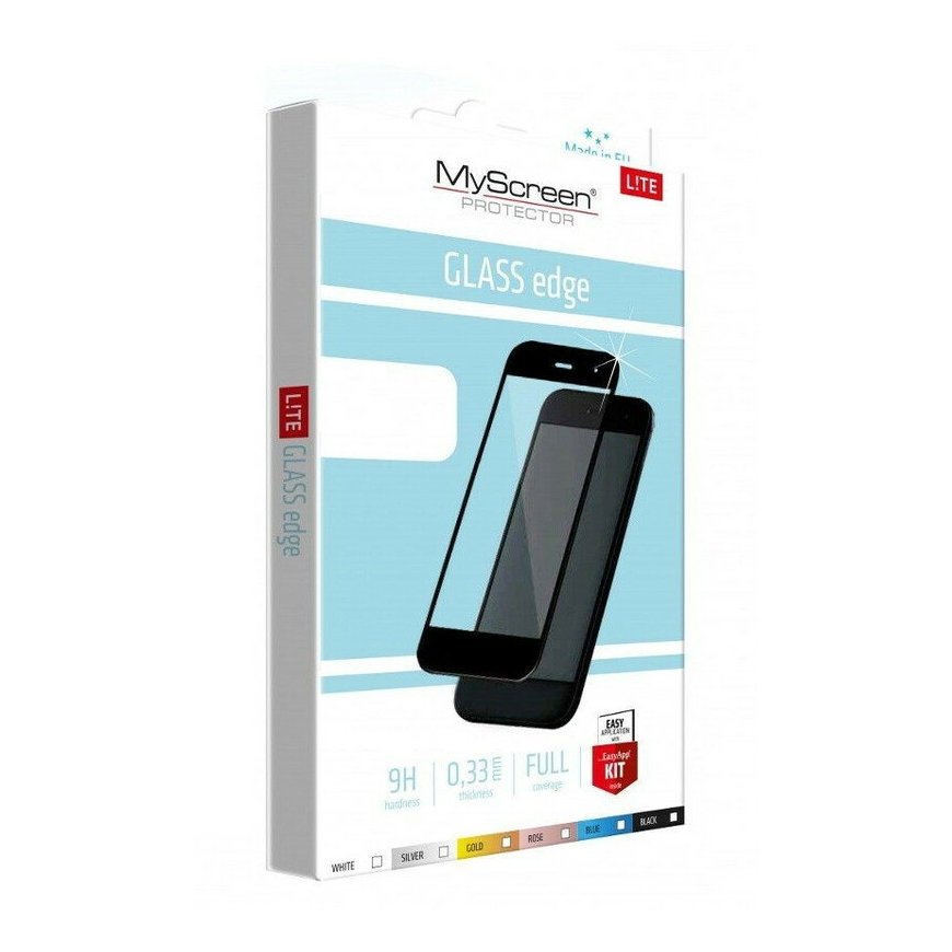 LCD kaitseklaas MyScreen Lite Edge Full Glue Samsung A426 A42 5G/A025 A02s/A035 A03/A037 A03s must – 2