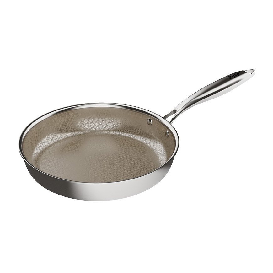 Zyle Tri-Ply Induction Stainless Steel Frying Pan, ZY2028CFP, Ø28 cm – 2