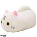 Lean Toys Plush Cat with Soft Tail, White, 40 cm Lean Toys Plush Cat with Soft Tail, White, 40 cm