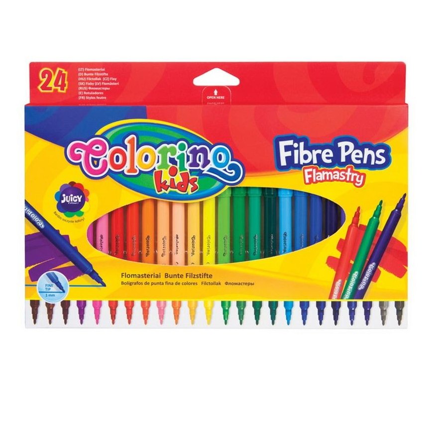 COLORINO KIDS flomasteri, 24 krāsas, 14625PTR