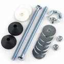 CERSANITi 105 mm varustekomplekt bakeli ja potipoe kinnitamiseks. CERSANITi 105 mm varustekomplekt bakeli ja potipoe kinnitamiseks.