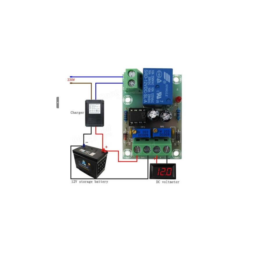 OEM XH-M601 charger control module for 12V batteries – 2