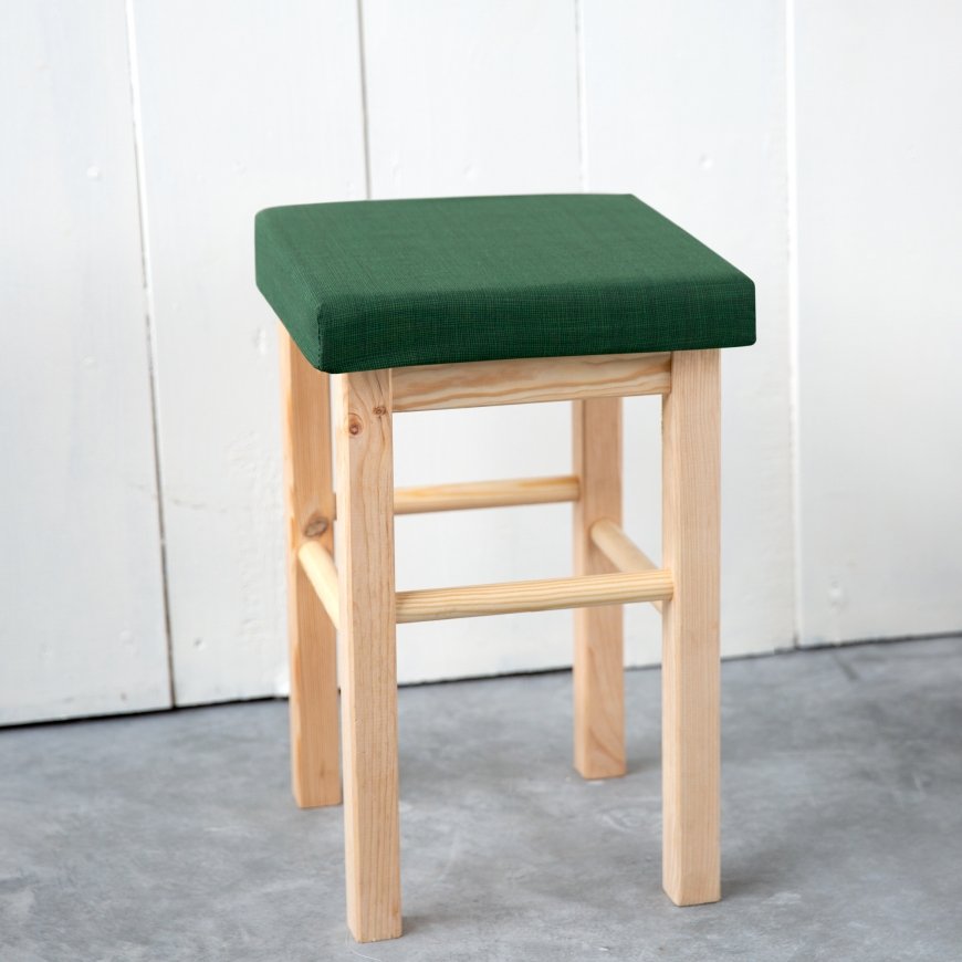 PATIO Square Chair Cushion, 3x30x30 cm, Green, H024-32PB – 2
