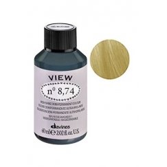 Davines View Demi-Permanent Hair Dye 8.74 Glotinas, 60 ml