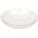 Bella Golden Line Deep Plate 20 cm 900 ml Cream Porcelain Bella Golden Line Deep Plate 20 cm 900 ml Cream Porcelain