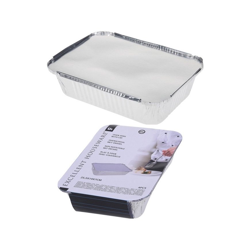 Affek Design Mondex komplekts ar 4 cepšanas formām ar vāciņiem 5x19x7cm – 2