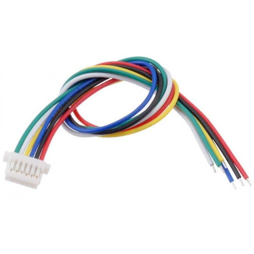JST SH 6-pin 12cm long wire with socket, Pololu 4762