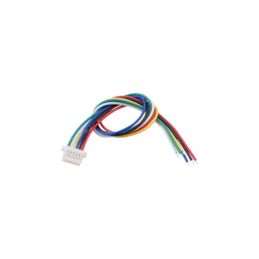 JST SH 6 kontaktu 12 cm garš vads ar ligzdu, Pololu 4762 – 2