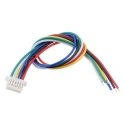 JST SH 6 kontaktų 12 cm ilgio laidas su lizdu, Pololu 4762 JST SH 6 kontaktų 12 cm ilgio laidas su lizdu, Pololu 4762