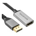 DP HDMI Cable 4K 60Hz Spacetronik KDH-SPA020 2m DP HDMI Cable 4K 60Hz Spacetronik KDH-SPA020 2m