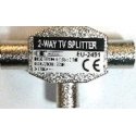 PremiumCord TV antenne kombinator-jugendis IEC 75 Ohm 1xF-2xM PremiumCord TV antenne kombinator-jugendis IEC 75 Ohm 1xF-2xM