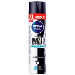 Дезодорант-спрей Nivea Men Черный и Белый Невидимый, 250 мл
