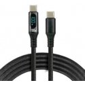 USB-C / USB-C LCD everActive CBB-2PD5L kaabel 200 cm 20V 5A 100W
