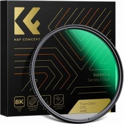 Kampf K&F Concept Nano-X MRC CPL filter, ND2-32 variable filter, and black mist 1/4–43 mm filter
