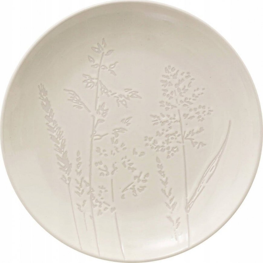 Secret De Gourmet ELSA dessert plate, ceramic, outdoor flower pattern, Ø 19 cm
