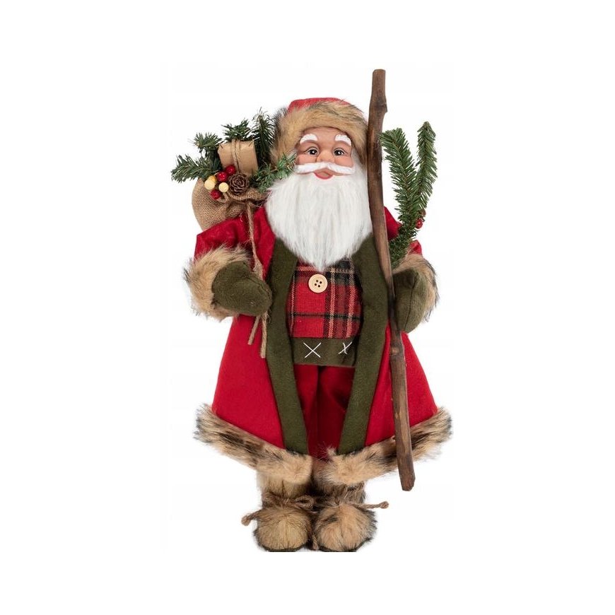 Saska Garden DEKORATYVINIS KALĖDŲ Senelis 60 cm ŽALIA