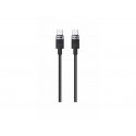iPEAX AUDUMS KABELIS USB-C / USB-C 1M, USB 2.0 MELNS iPEAX AUDUMS KABELIS USB-C / USB-C 1M, USB 2.0 MELNS