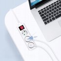Jonex Pailgintojas su trijų krypčių lizdu ir jungikliu 3x2p+Z 10A 1,5 m baltas Jonex Pailgintojas su trijų krypčių lizdu ir jungikliu 3x2p+Z 10A 1,5 m baltas