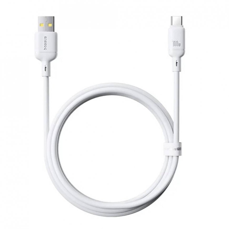 Baseus Silky USB/USB-C Fast Charging Cable 1m 100W White – 2