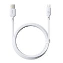 Baseus Silky USB/USB-C Fast Charging Cable 1m 100W White Baseus Silky USB/USB-C Fast Charging Cable 1m 100W White