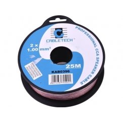 Cabletech CCA kõlarikaabel 1.0 mm 25M
