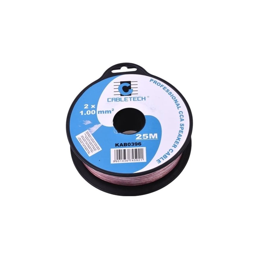 Cabletech CCA kõlarikaabel 1.0 mm 25M