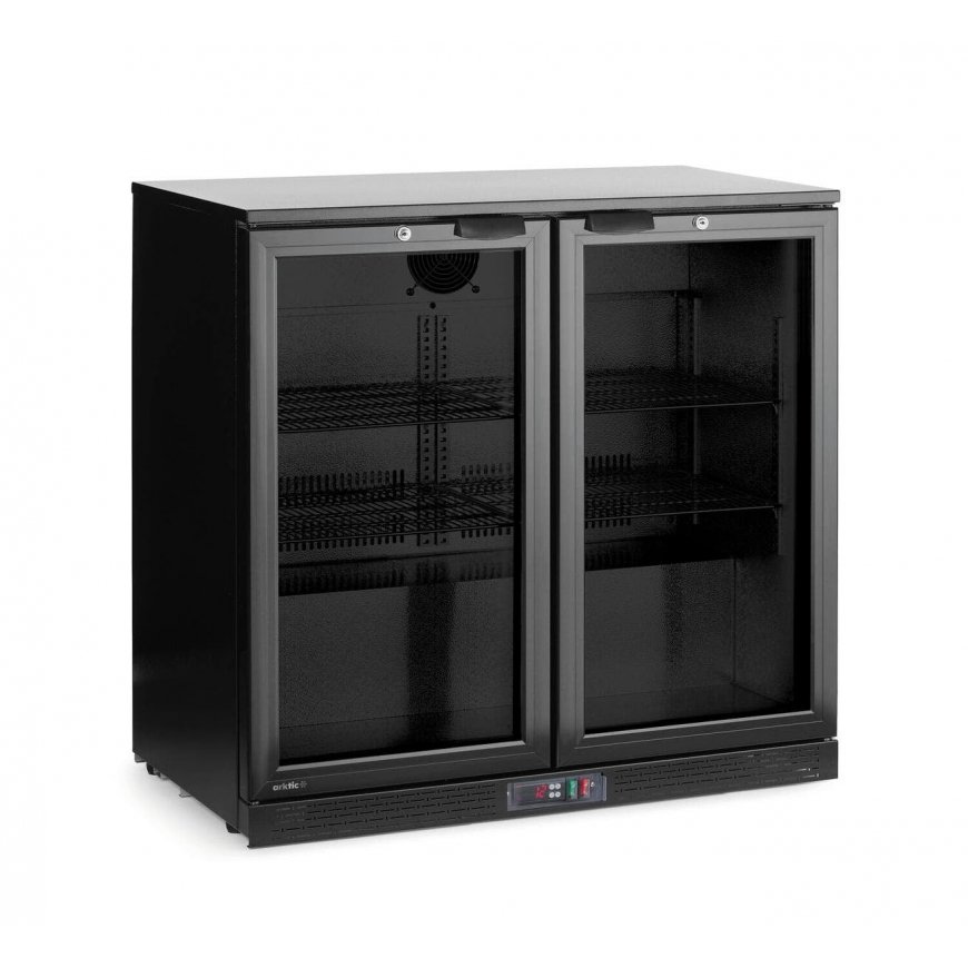 Arktic Mini Bar Refrigerator for Beverages, 2 Doors, LED, 158 L, 160 W, 90x53x87 cm