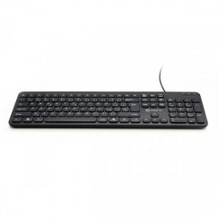 Powerton LIFE SLIM Wired Keyboard (USB) CZ/SK, black