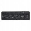 Powerton LIFE SLIM Wired Keyboard (USB) CZ/SK, black Powerton LIFE SLIM Wired Keyboard (USB) CZ/SK, black