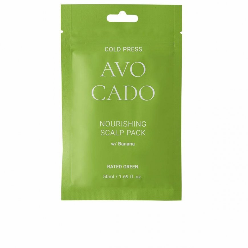 Rated Green Žalias plaukų kondicionieris - maska Rated Žalias Cold Press Avocado mitrinošs galvas ādas kondicionieris 50ml – 2