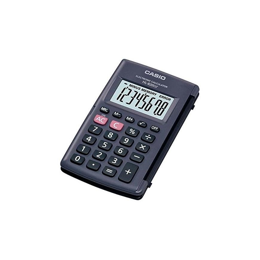 Casio-kalkulaattori HL 820LV BK, musta, taskukokoinen, 8 paikkaa – 2