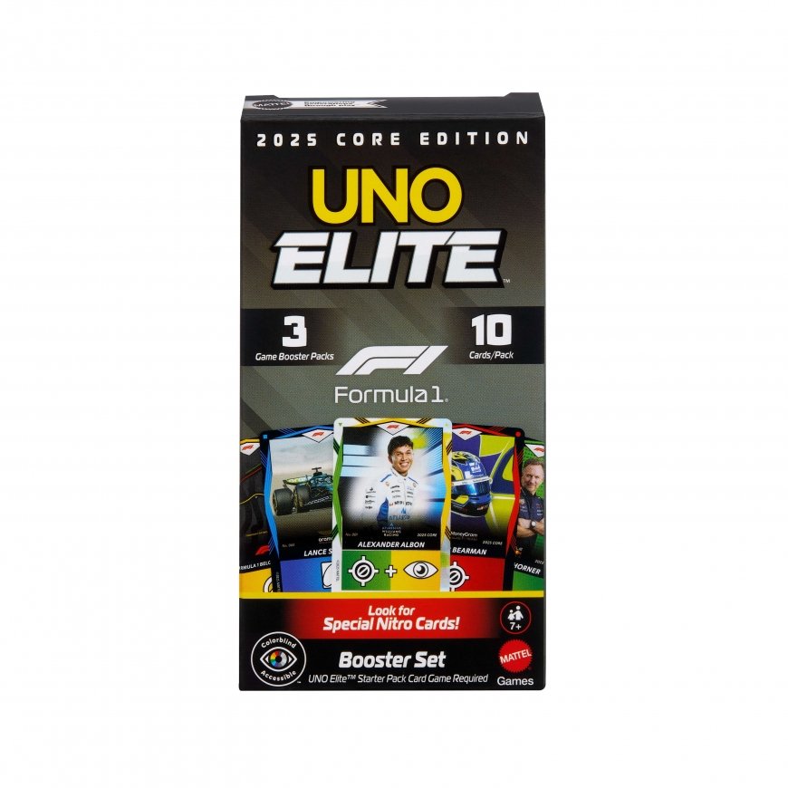 Games UNO Elite Formula 1 2025 Core Edition Booster Set