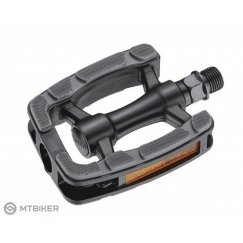 FORCE BULK pedals, plastic, with ball bearings, black