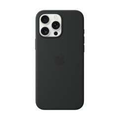 Apple iPhone 16 Pro Max:n MagSafe-silikonikuori - musta