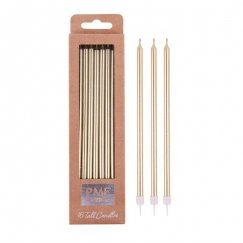 PME CA095 tortes svecīte un brīnumsvecīte Zelts 16 pcs